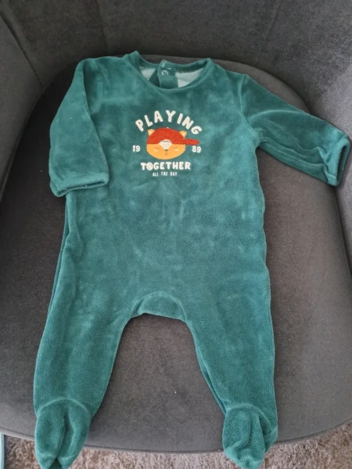 Grenouillère pyjama renard 🍂