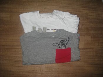 lot de 2 t-shirt Winnie