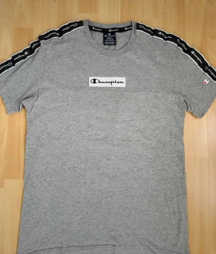 T-shirt manches courtes Champion gris 14 ans - photo numéro 2