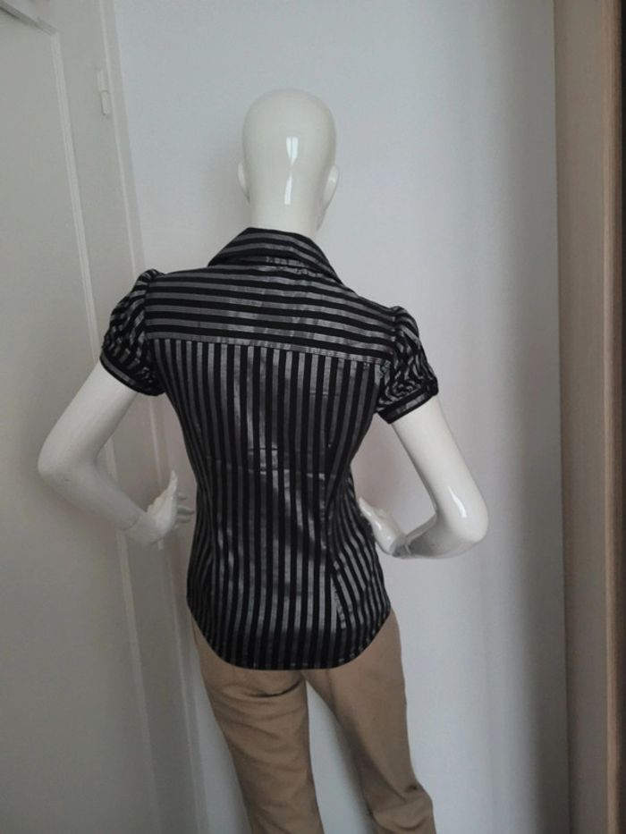 Chemise noir et argent - photo numéro 4