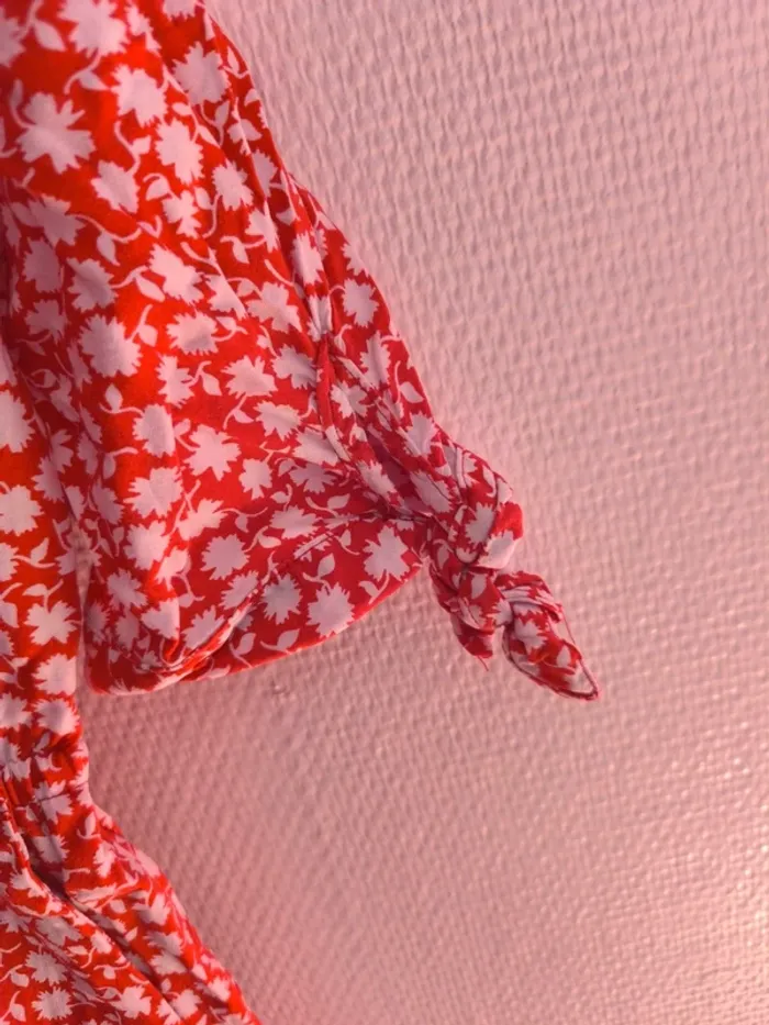 Combishort bohème rouge - photo numéro 3