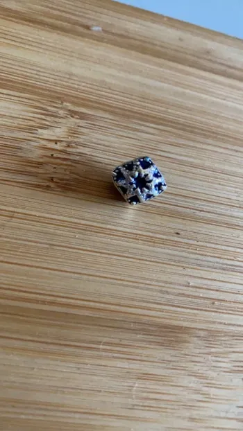 superbe charme étoile bleu  pour bracelet style pandora neuf