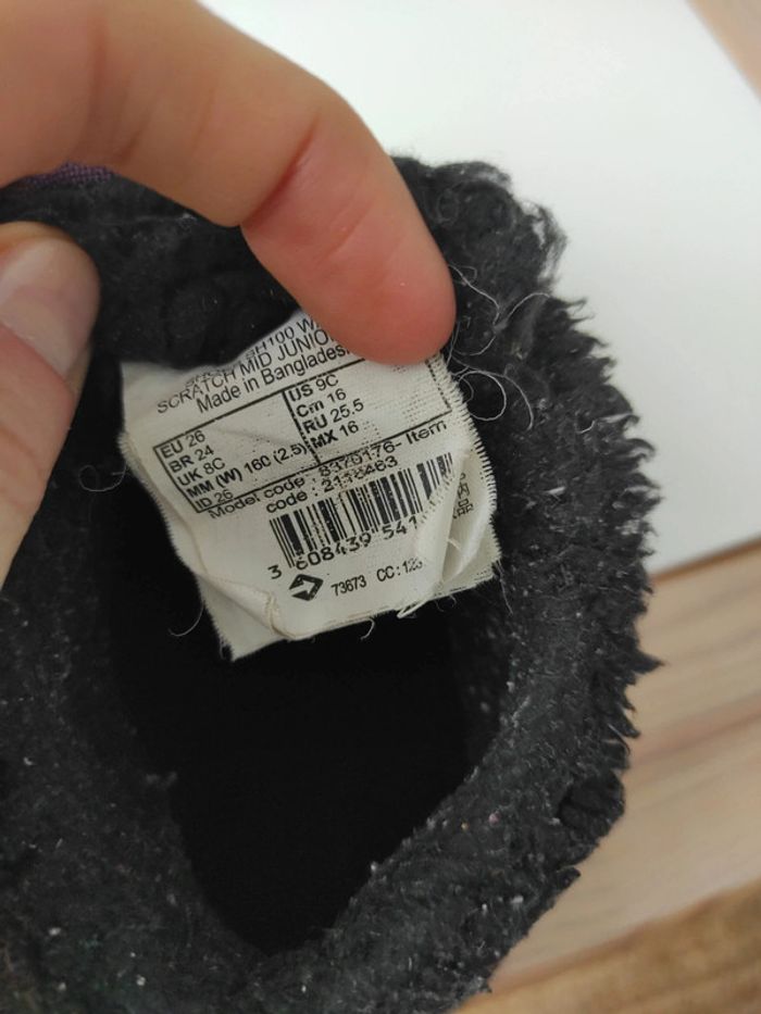 Chaussures randonnée chaude et imperméable 26 - photo numéro 4