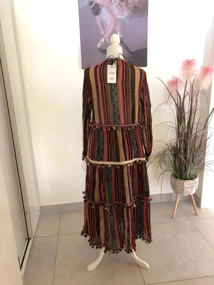 Robe bohème Zara neuve taille S - photo numéro 7