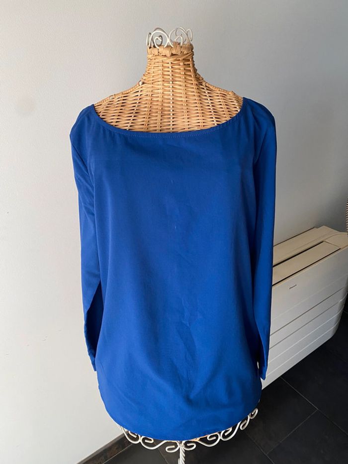 Blouse Zara bleu roi taille 36 - photo numéro 2