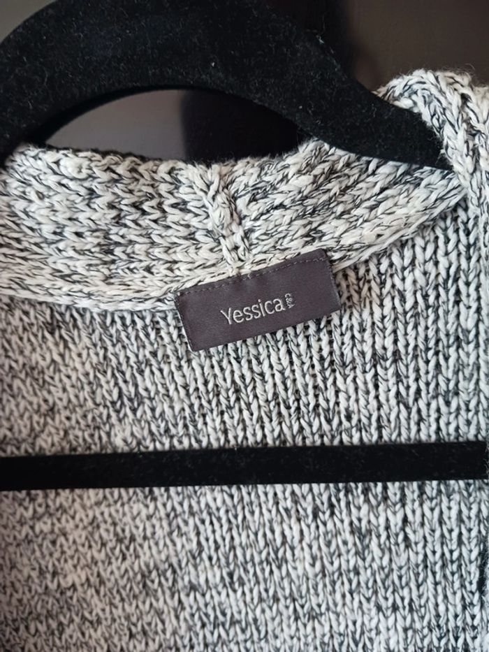 Gilet gris Yessica Taille S36 - photo numéro 2