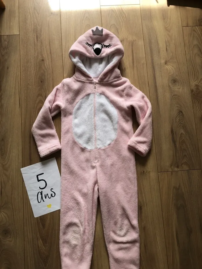 Pilou pilou flamant rose 5ans