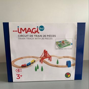 Circuit train en bois Oxybul