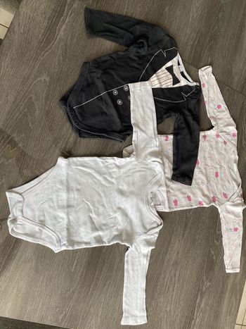 Lot de 3 bodies garçon 18 mois