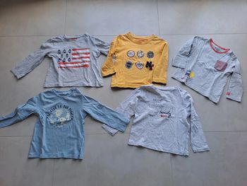 Lot de 5 t shirts ML - TBE