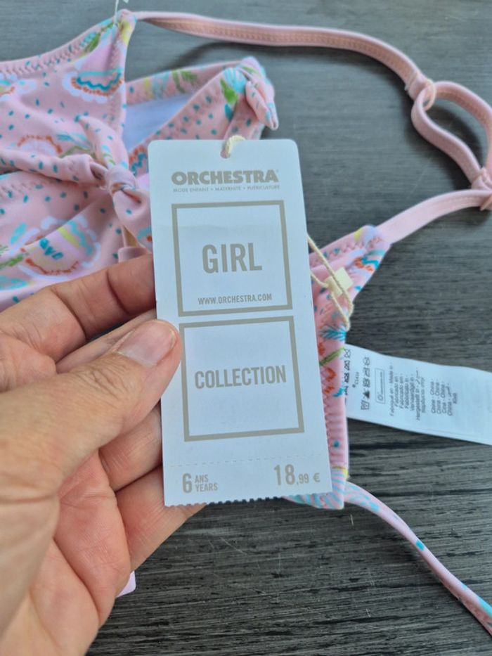 Maillot de bain piscine plage fille 6 ans orchestra - photo numéro 2