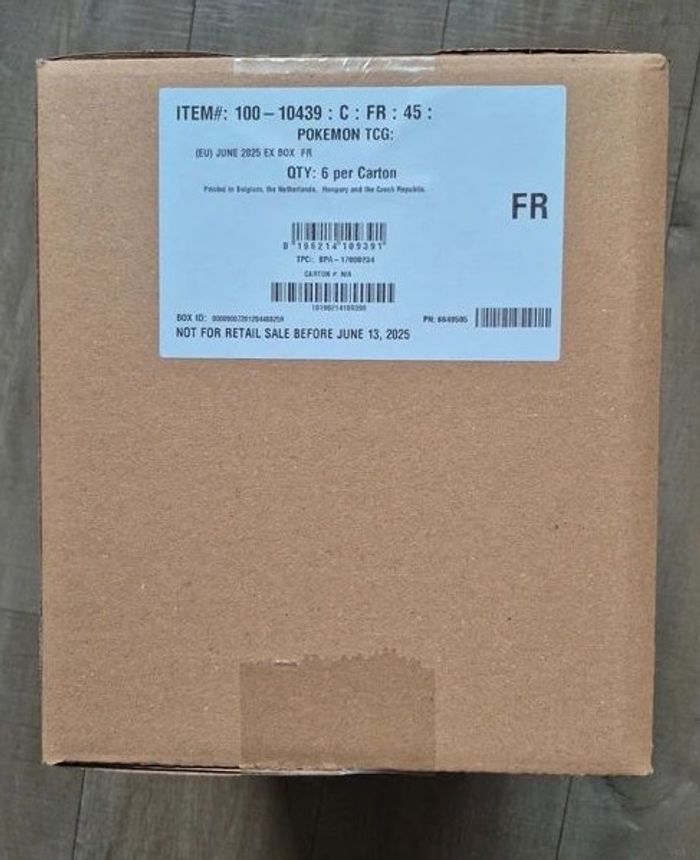 Case pokémon de 6 coffret Coffrets Mewtwo EX de la Team Rocket - EV10 Neuf Scellé FR