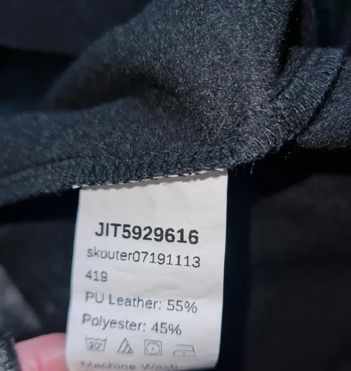 veste noire simili cuir PU fille 8 ans - photo numéro 8