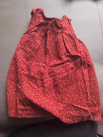 Robe sans manches couleur ocre 3 mois okaibi