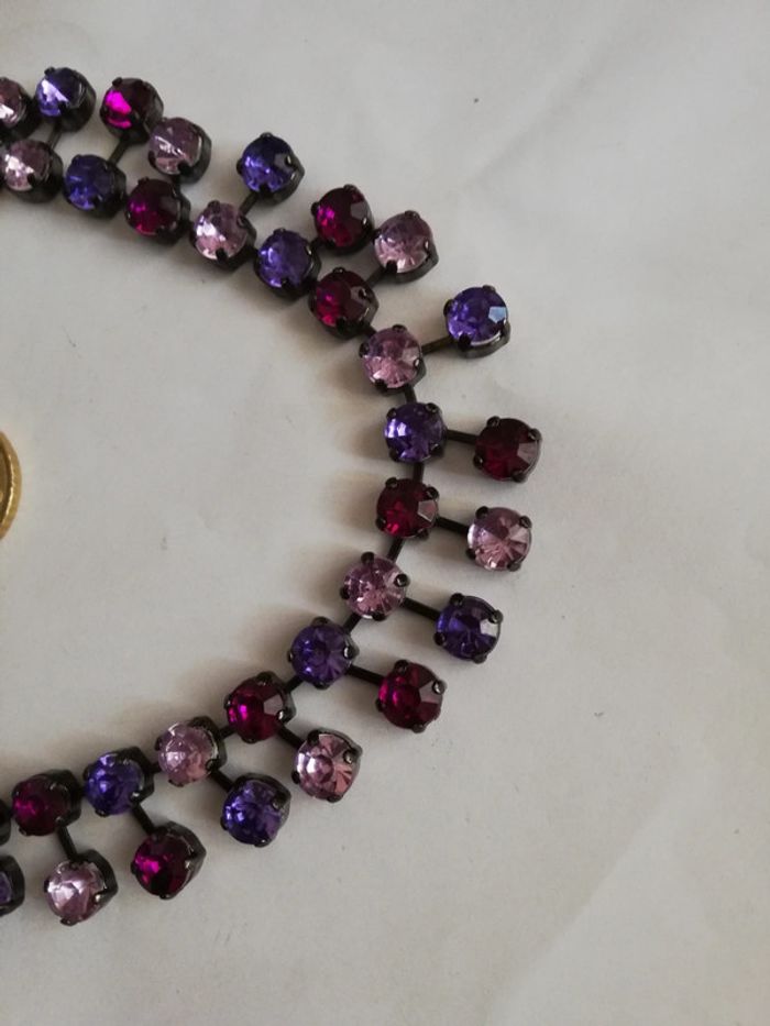 Sublime ras du cou vintage authentique bien lire merci - photo numéro 2