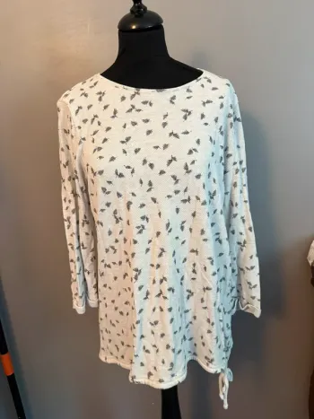 Blouse imprimée feuille