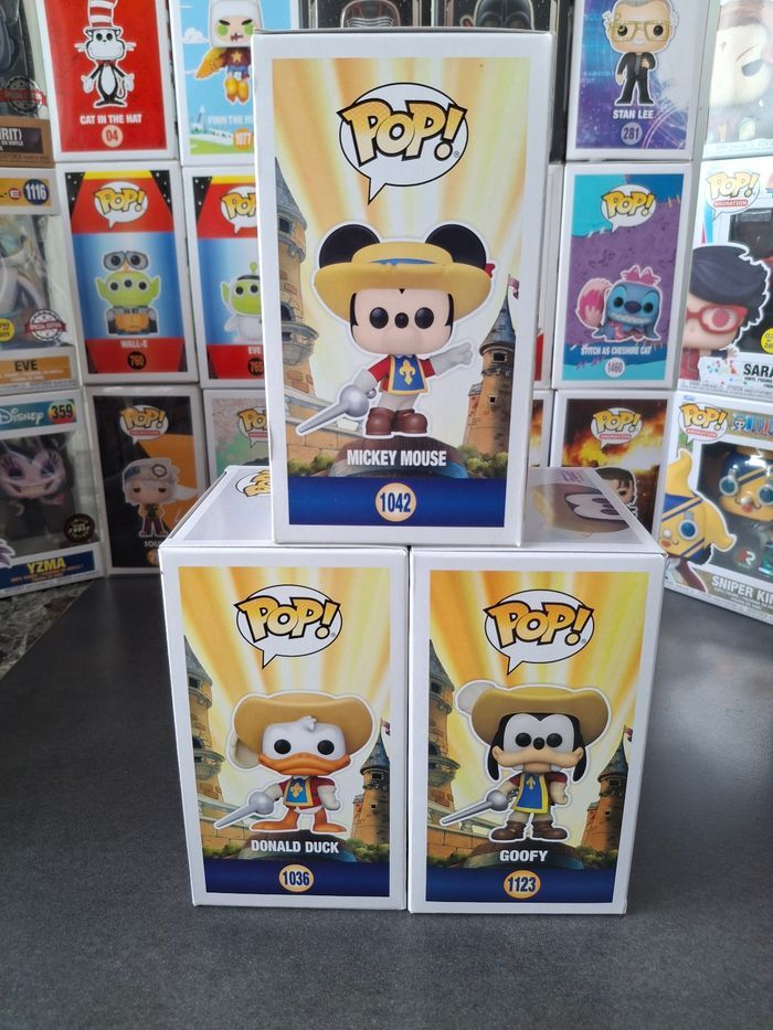 Lot 3 funko pop mickey et les 3 mousquetaires - photo numéro 4