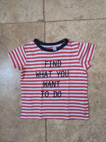 T shirt manches courtes garçon en 5 ans