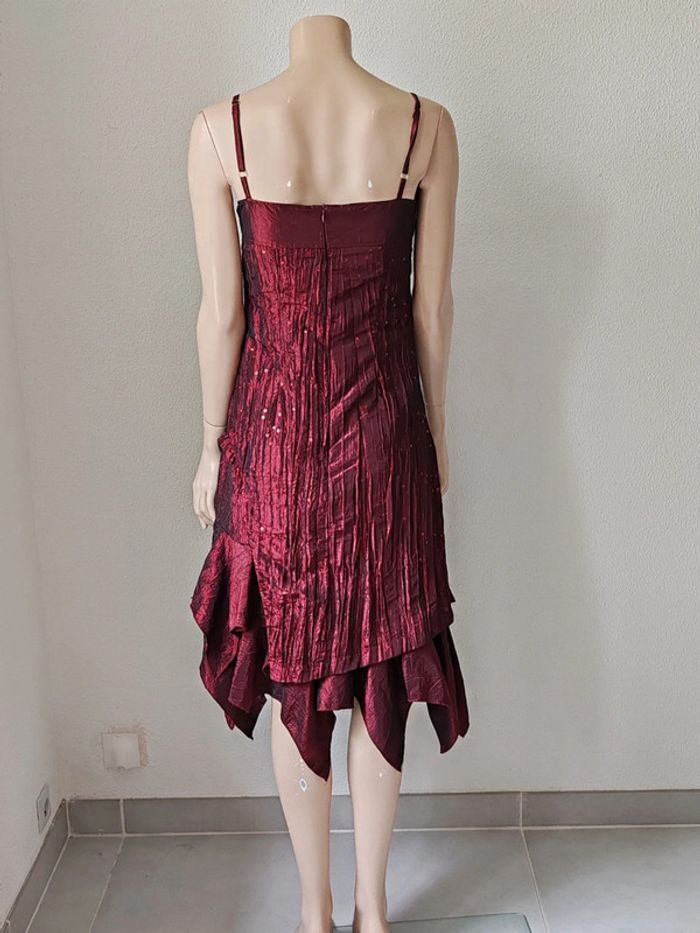 Robe de cérémonie bordeaux - photo numéro 2