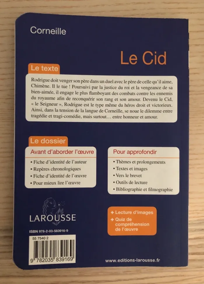Le Cid, spécial collège - photo numéro 2