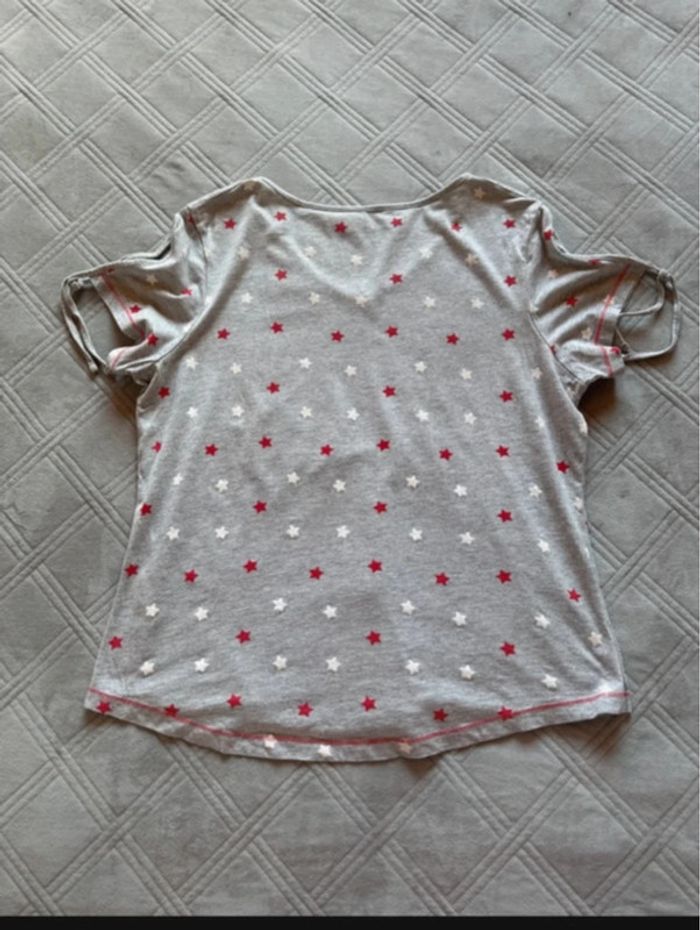 T-shirt gris épaules dénudées - In Extenso - Taille XL - très bon état - photo numéro 2