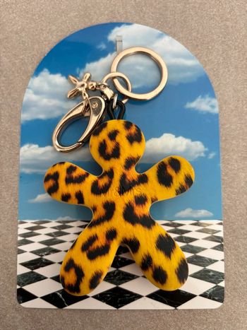 Porte-clés « Mr & Mrs » motif léopard