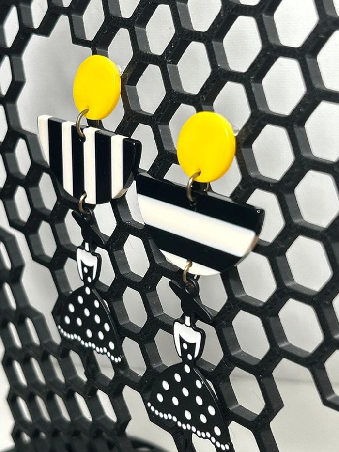 Boucles d’oreilles - Demoiselle 1960 - photo numéro 4