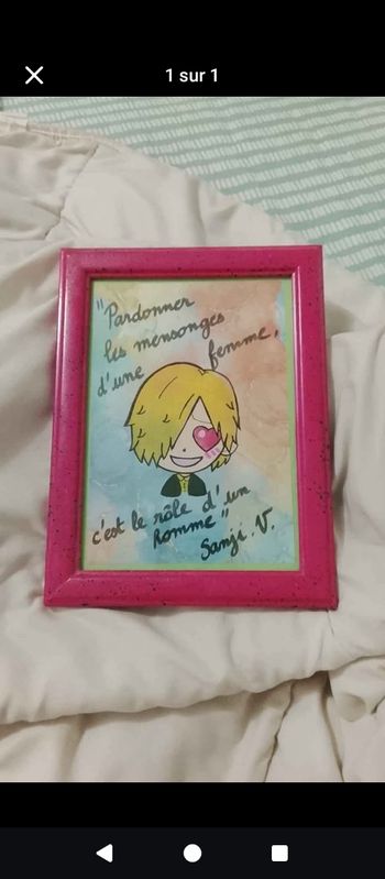 cadre manga one piece livraison en mains propres 