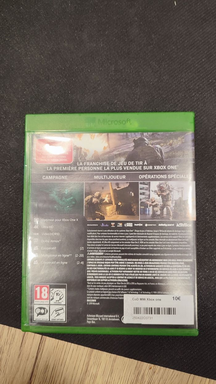 Call of duty modern Warfare Xbox one - photo numéro 3