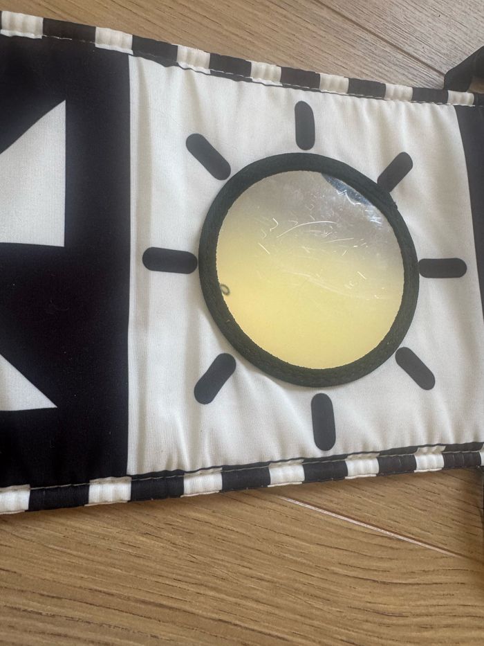 RMYWO Livre Tissu bébé 0-3-6-12 Mois,Livre Noir et Blanc Bébé Montessori, - photo numéro 4