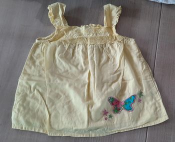 Robe manches bretelles 18 mois