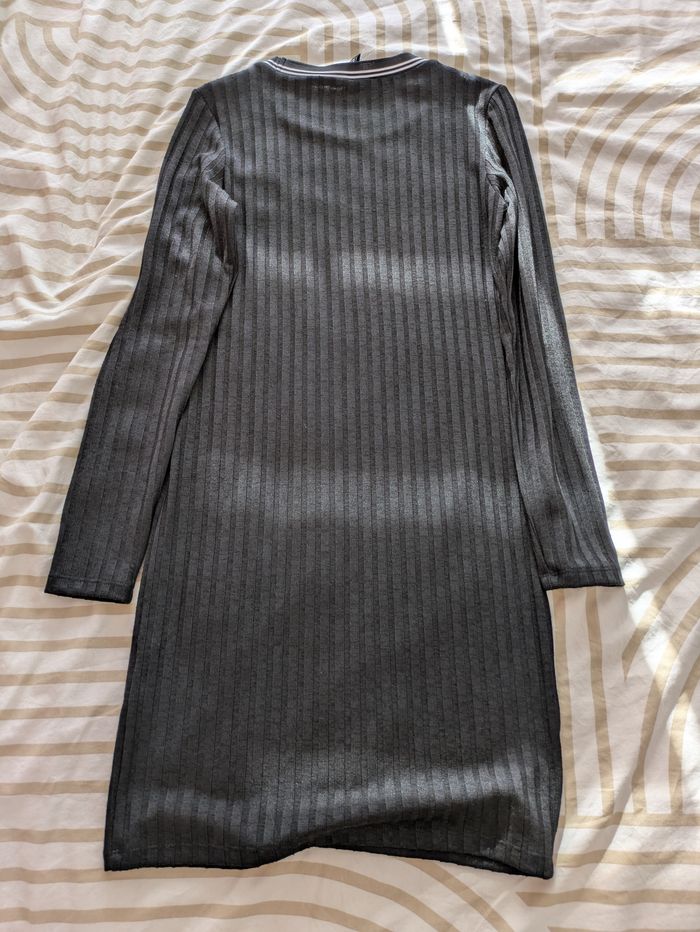 Robe Pull H&M Divided - Maille Côtelée Noire - photo numéro 3