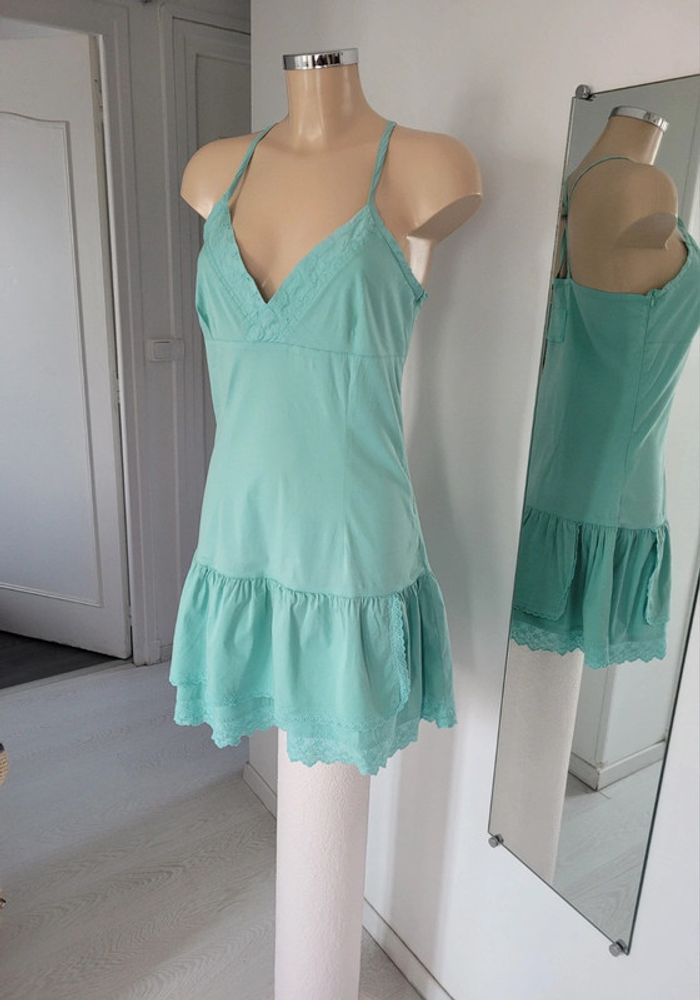 Robe d'été bleu turquoise