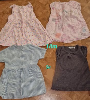 Lot 4robe 18mois