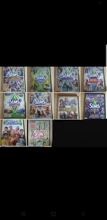 Lot jeux pc les sims