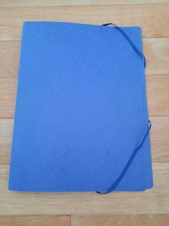 Pochette / chemise élastique carton A4 Verdier