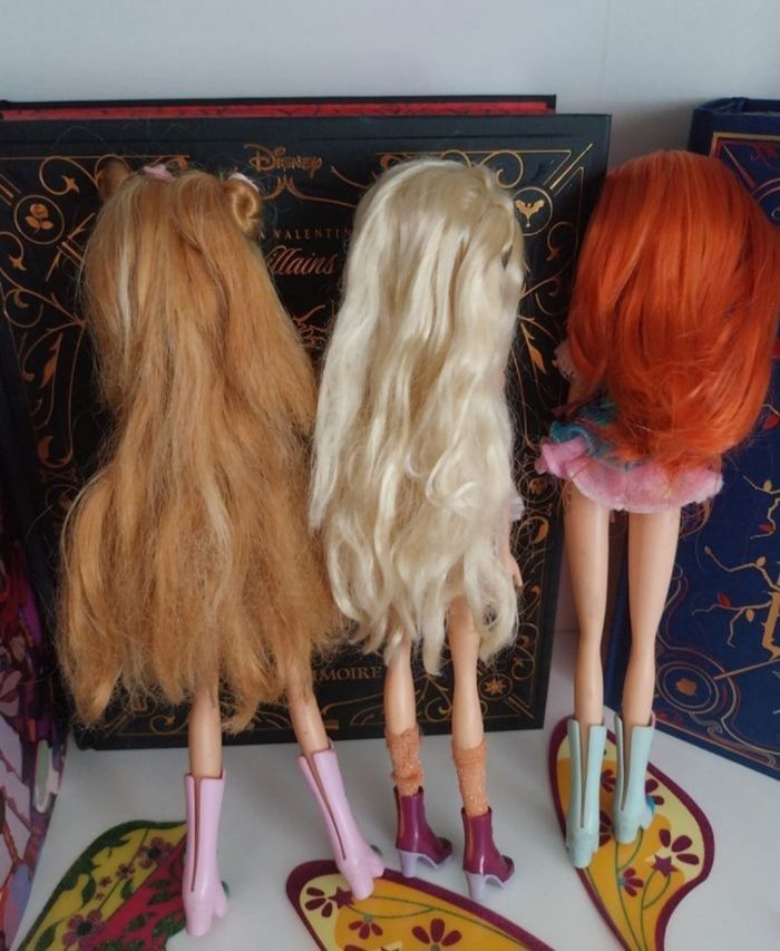 3 Poupées Bloom Stella Flora Believix Winx Club Smoby saison 4 Fairy of Music - photo numéro 6