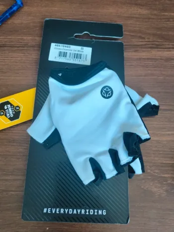 Gants cyclisme Glover essential gel  blanc T S Agu