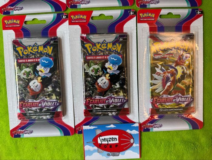 Lot de 6 Blisters Boosters Pokémon EV01 Neuf et Scellé - photo numéro 2
