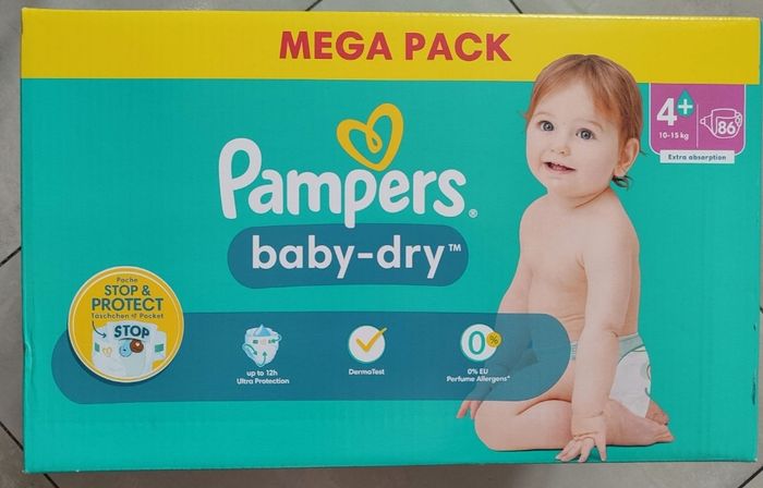Méga pack couches pampers