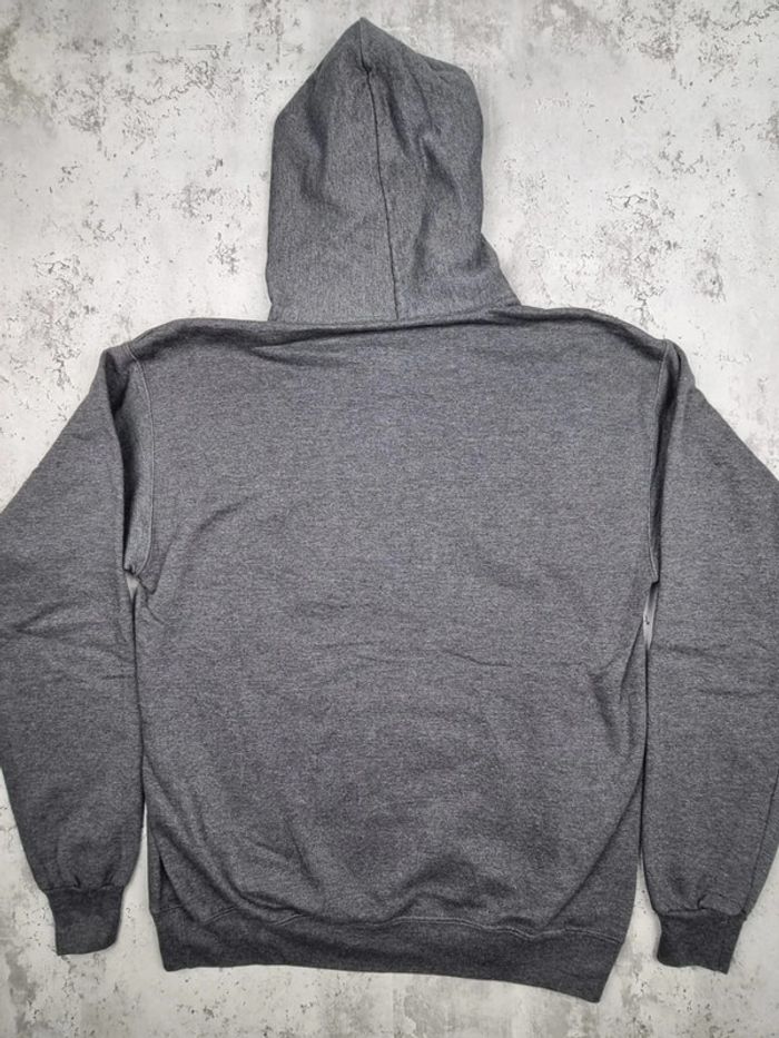 Pull capuche universitaire gris, M Hommes - photo numéro 4