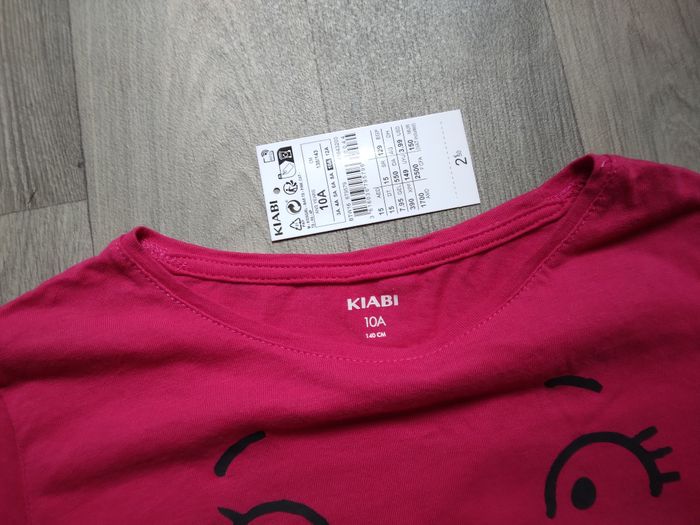 T-shirt fille 10 ans neuf - photo numéro 2
