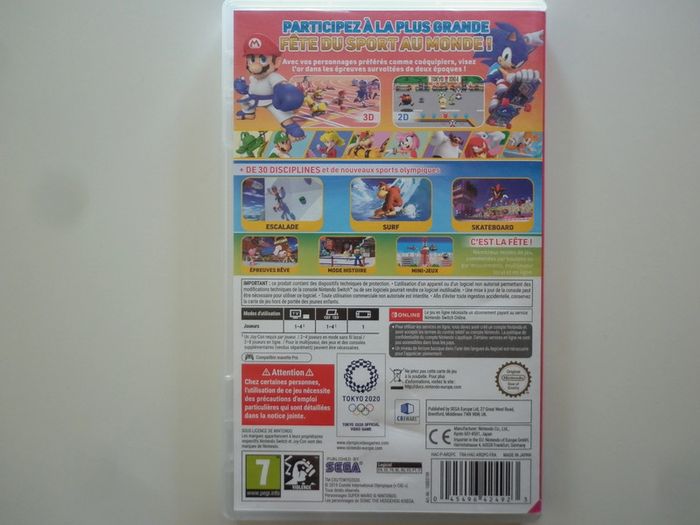 Mario & Sonic aux jeux olympiques Tokyo 2020 Jeu Vidéo Nintendo Switch - photo numéro 2