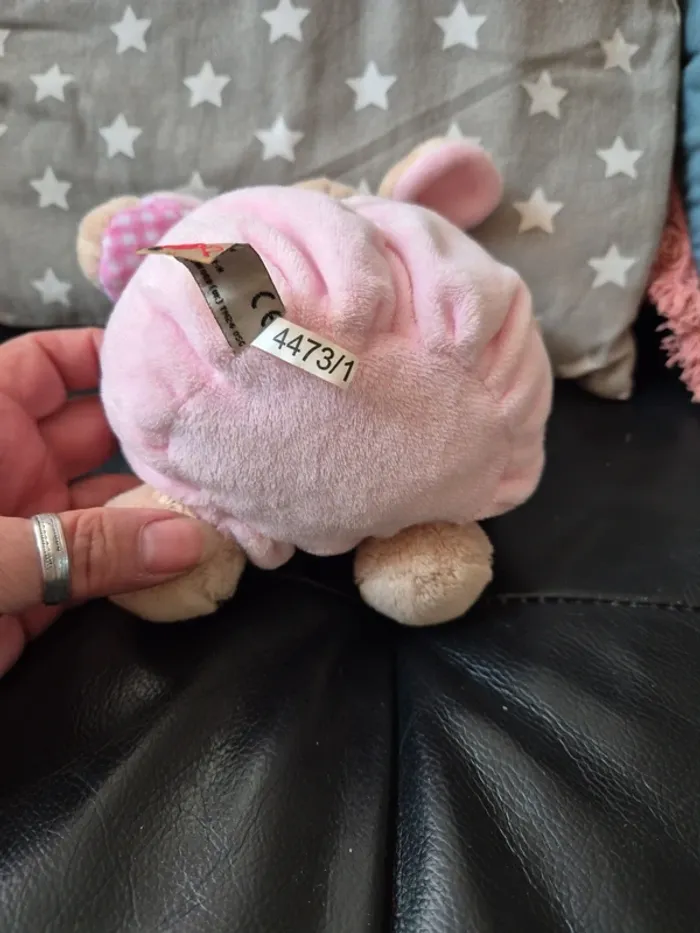 peluche ours rose - photo numéro 5