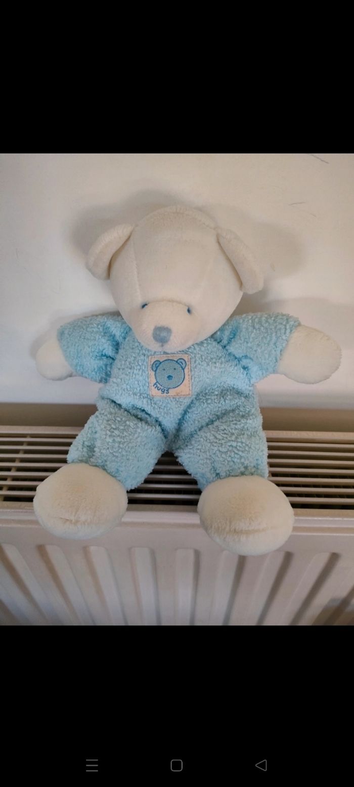 Doudou ourson grelot