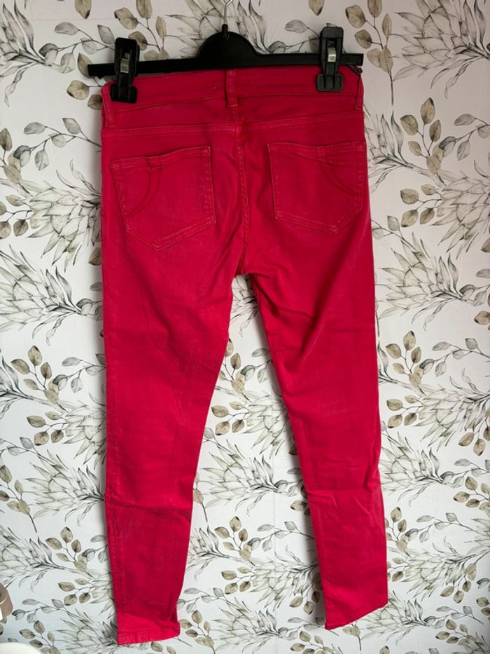 Jeans skinny framboise Maje - photo numéro 4