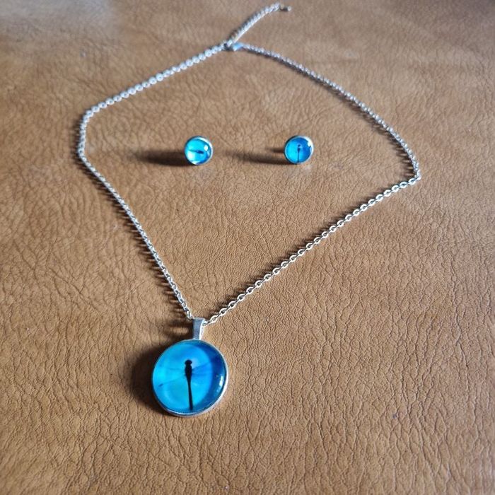 Parure collier et boucle d oreille