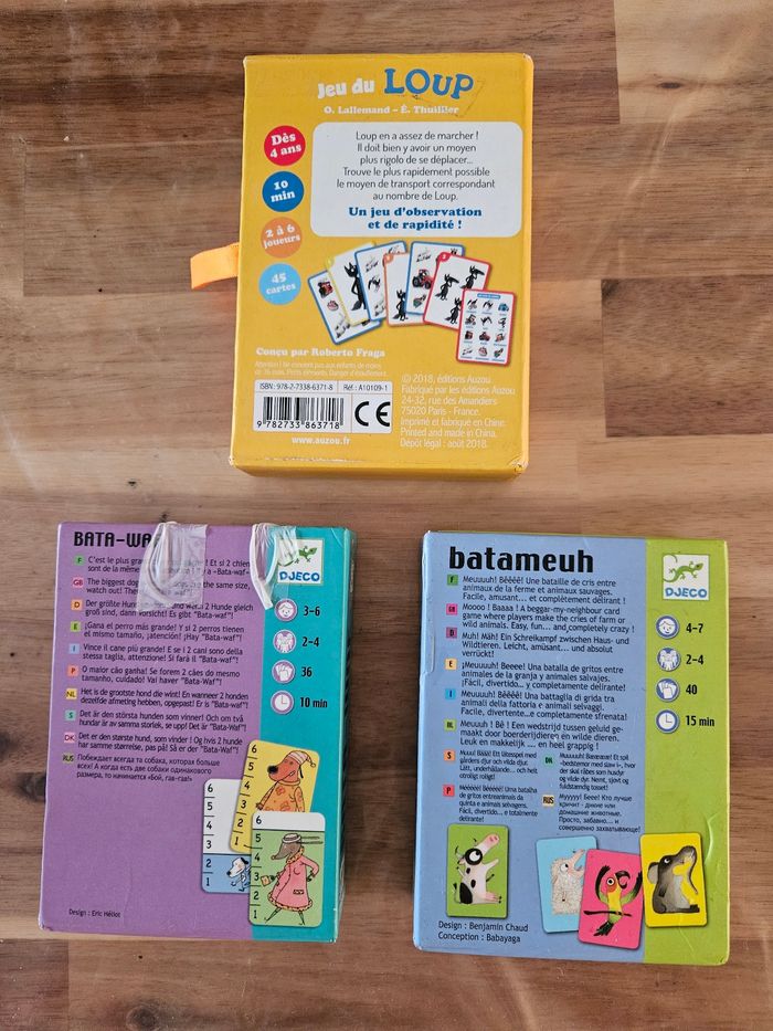 Jeu de société djeco et petit Loup - photo numéro 2