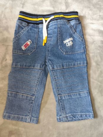 Pantalon jean tissaia 9 mois 