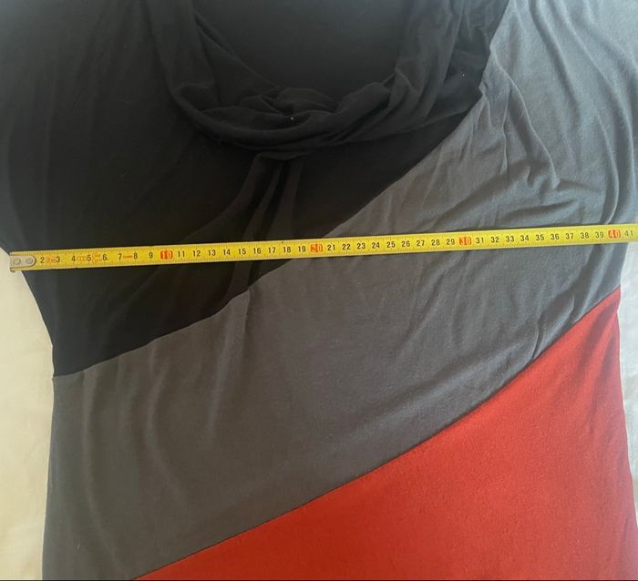 Haut rayé tricolore manches  3/4 - photo numéro 4